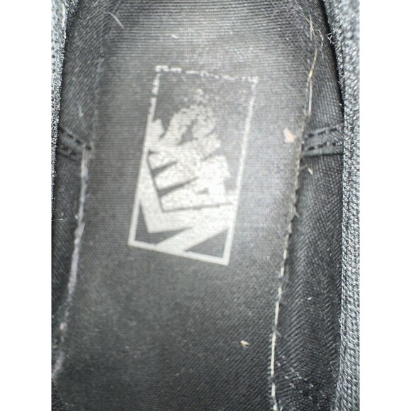 Vans Authentic Black Low Top Lace Up Canvas Sneaker Women 5.5/ Men Size 4 - Picture 3 of 5